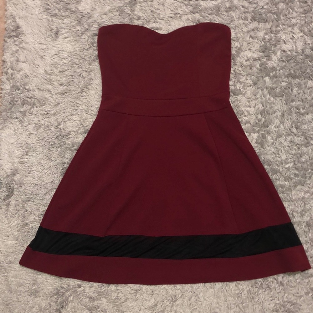 Maroon Mini Dress💋